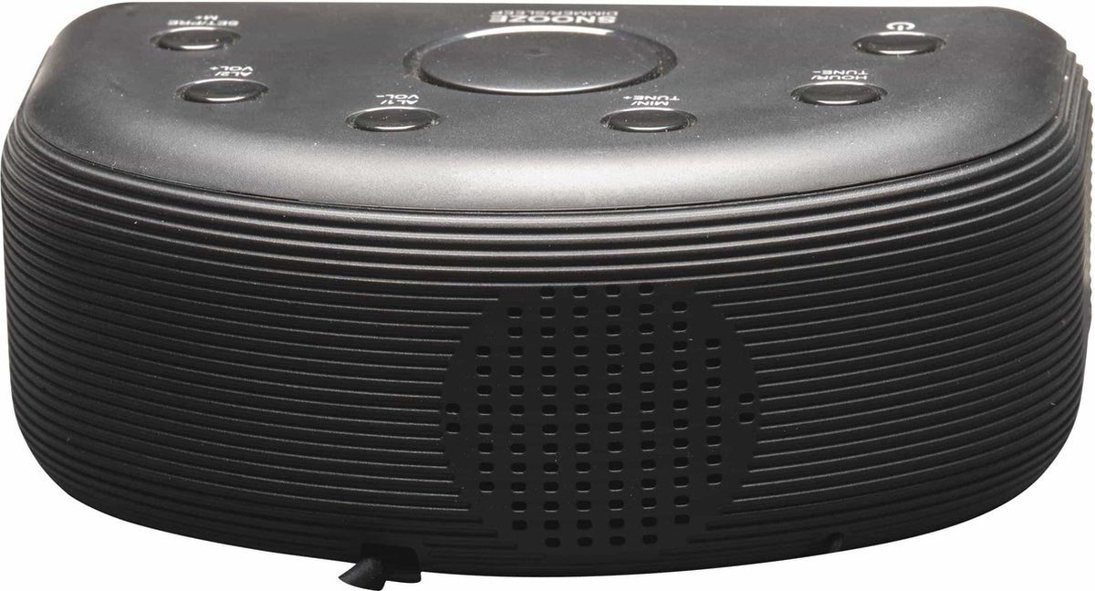 Denver Wekkerradio - Snooze / Slaap Functie - Digitale Wekker - FM Radio - Dual alarmklok - CR430 - Zwart