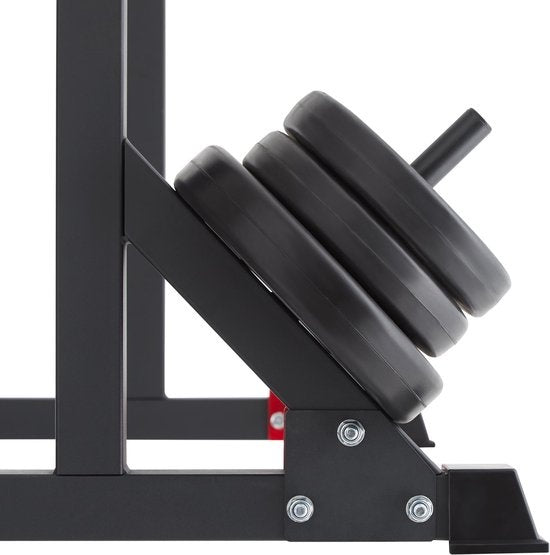 tectake® - squat rek - squat rack - Apollo - zwart / rood - 404236