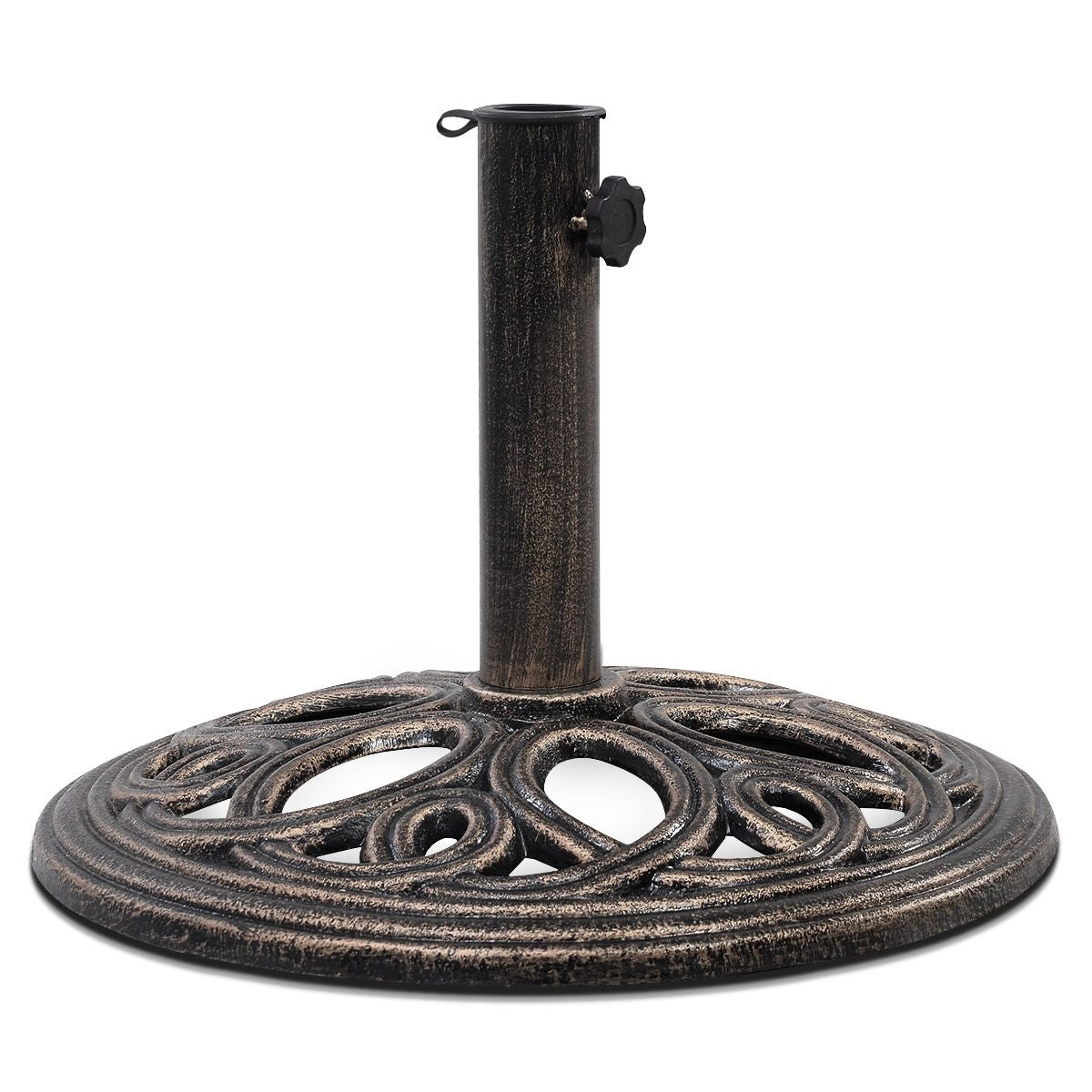 Coast Gietijzeren Parasolvoet - Parasolstandaard - 32 cm Hoog - Brons