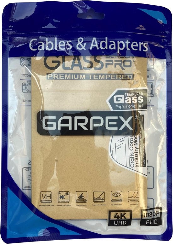 Garpex® Gehard film HD anti-vingerafdruk Glasbeschermer voor iPhone 8/11/12