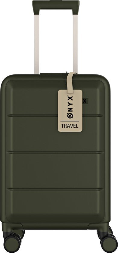 ONYX® Koffer handbagage met TSA Kofferslot Reis slot - groen
