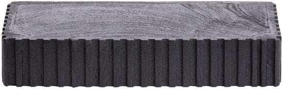 Light & Living Wandplank Gatura Mangohout, 40cm - Zwart