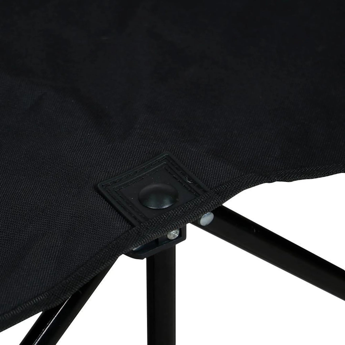 Yaheetech Campingbank Opvouwbaar 4-Persoons – 184 x 49 x 82,5 cm – Voorzien Van 600D Oxford-Stof En Draagtas En 2 Opbergvakken – Voor Kamperen En Sporttoernooien – Zwart Metaal