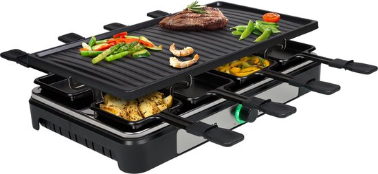 Tristar Gourmetset - RA-2746 - 1400W - Bakplaat 8 personen - Incl 8 pannetjes - PFAS-Vrij