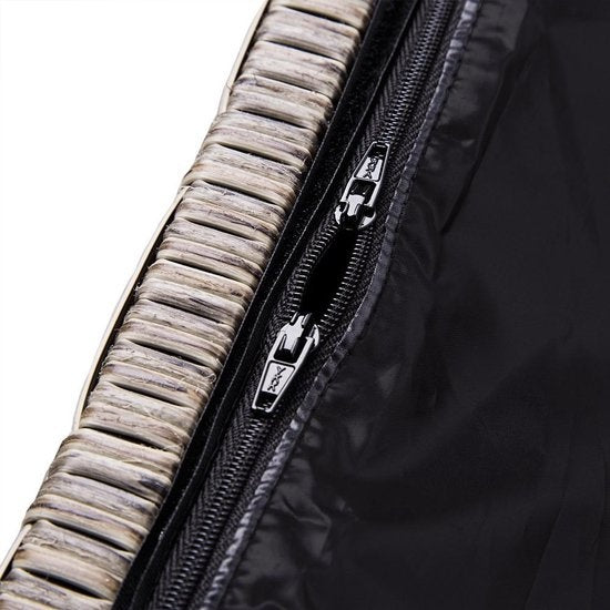 Casaria Opbergkist – Weerbestendig 122x56x61cm 360L - Crème