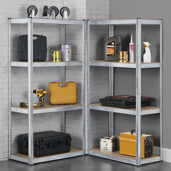 2 stuks Magazijnstelling / Opbergrek - Easy - 160 x 80 x 40 cm