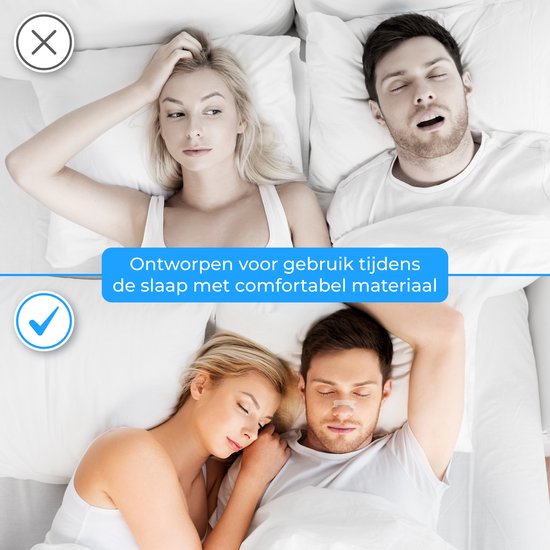 Nuvance Neusstrips 100 Stuks - Neuspleisters - Transparant - Anti Snurk Pleisters - Neusspreider - Snurken - Betere ademhaling