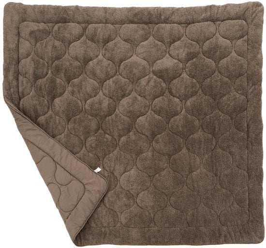 Sleeptime 2 in 1 Teddy Premium Dekbed zonder Overtrek - Dekbed Inclusief Slopen - 200 x 200 cm - Taupe/Bruin