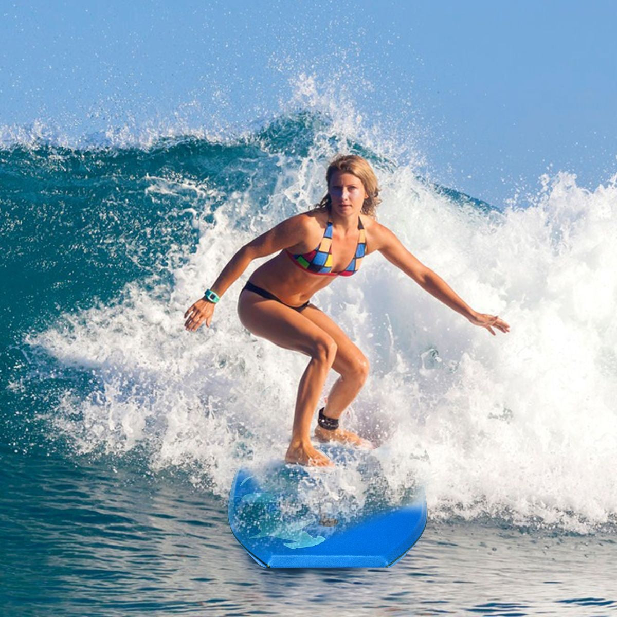 Coast Sup Board voor Kids - Blauw - 104 x 52 x 6 cm