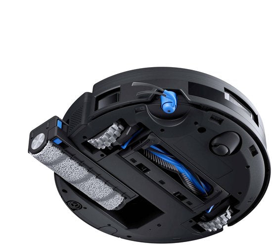 ECOVACS DEEBOT X11 PRO OMNI Robotstofzuiger – 19.500 Pa – PowerBoost snelladen – OZMO roller dweil – ZeroTangle 3.0 anti-haarwikkel – AI vlekdetectie 2.0 – OMNI 2.0 station Zelfreinigend – TruePass 4WD klim – voor harde vloeren en tapijt – Zwart