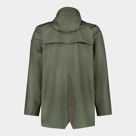 Cars Jeans - Jas Ossy - Heren - Army Polyester - Met Capuchon & Ritszakken - Maat M - Casual Winterjas - Stoer & Comfortabel