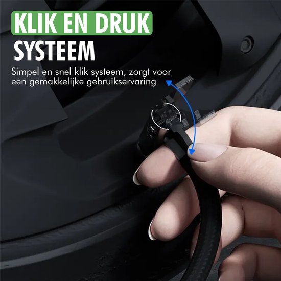 Travelhawk Compressor Bandenpomp – Elektrische Fietspomp - Luchtcompressor – Elektrische 12V - 30 L/Min – 100psi - Draagbaar - voor Auto, Fiets, motorfiets