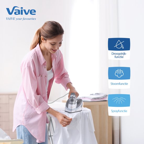 VAIVE SteamMaster 2600 Strijkijzer - Stoomstrijkijzer - Iron - stoomstrijkijzers - 2600W - 350 ML - Spray- en Stoomstootfunctie
