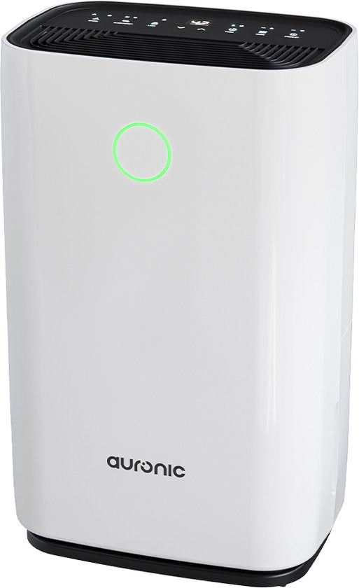 Auronic Luchtontvochtiger - Compact Series - 25L per dag - Was-droog functie - Slaapkamer, Badkamer en Woonkamer - Wit