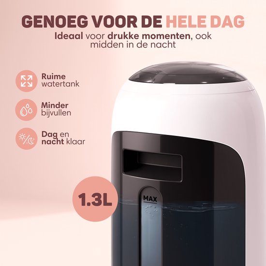 Vulpes Goods® BabyCare - Baby Fles Maker Automatisch - Baby Formula Maker PRO - Flesvoeding Apparaat - Automatische Flessenbereider - Baby Melkmachine - Incl. Schoonmaakset