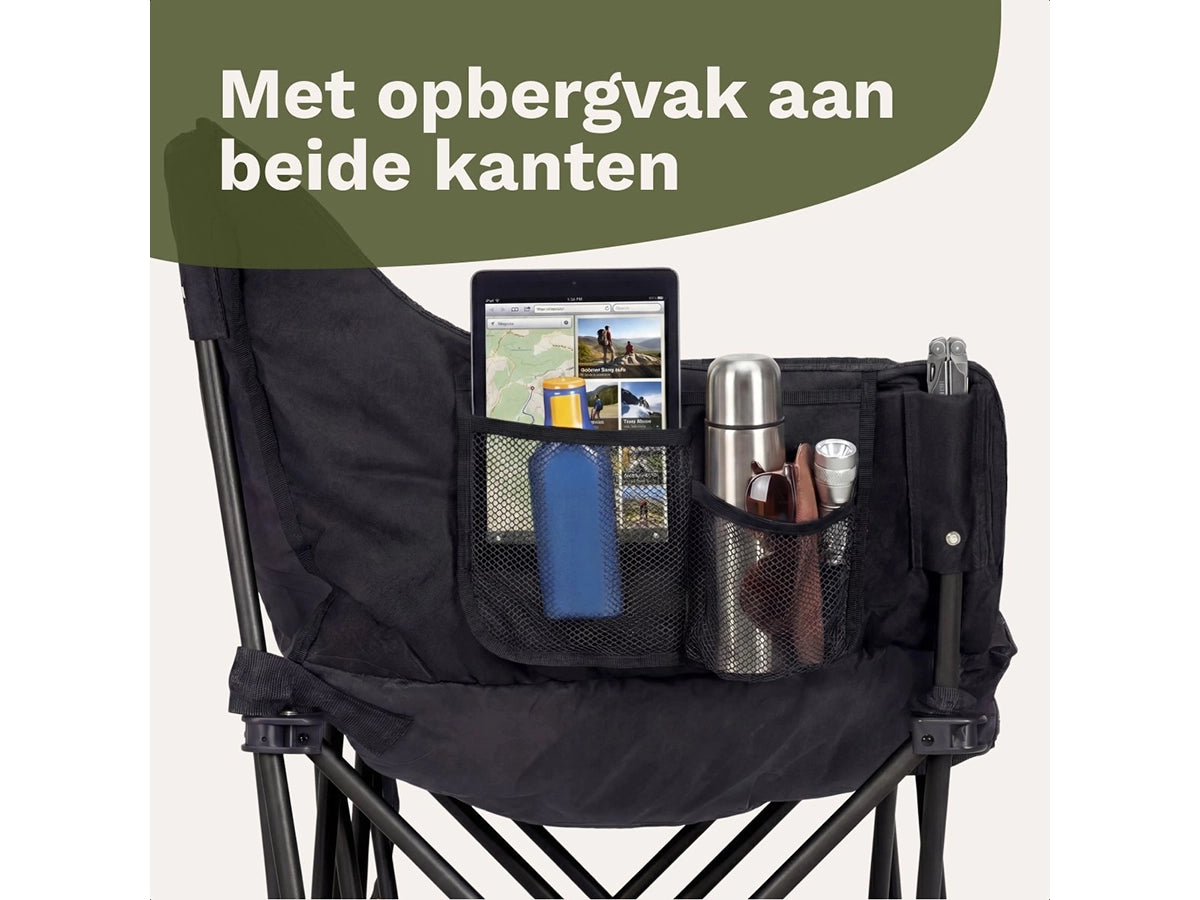 Trvlmore campingbank - 118 x 64 x 93 cm - 2 persoons - premium comfort - aluminium frame