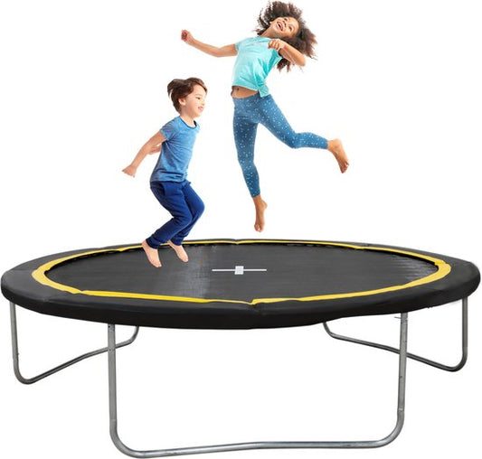 Dunlop Trampoline met Veiligheidsnet - 80 KG - Zwart - 183x201x183 cm