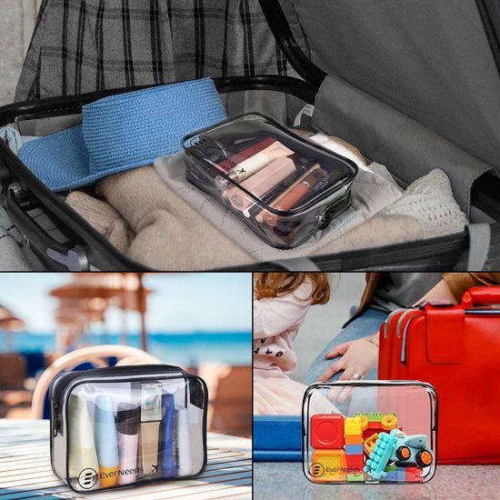 Transparante Toilettas Organizer – Reistas & Handbagage Bag – Waterdicht – Unisex Travel Pouch