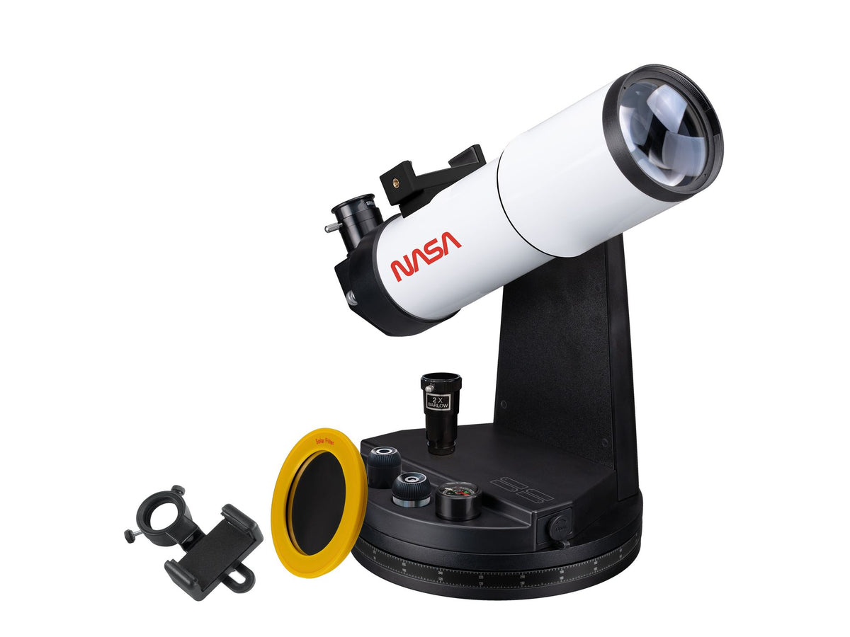 Bresser NASA Observatiebundel & PushTo-Telescoop 70/350 mm – Zwart – RVS & Kunststof