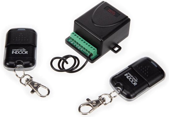 Unitronic Afstandsbedieningsset - 2 Zenders & 1 Ontvanger - 120W - Zwart