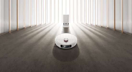 Xiaomi Robot Vacuum X10+ EU - Dubbele roterende moppen - geschikt voor water - LiDAR detectie werkt ook 's nachts - geavanceerde 3D ToF en RGB camera - basisstation maakt de robot schoon en droog