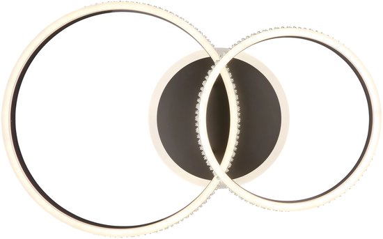Globo - plafonniere - Grouni - nikkel - metaal - plafonnière - LED - 67314-50