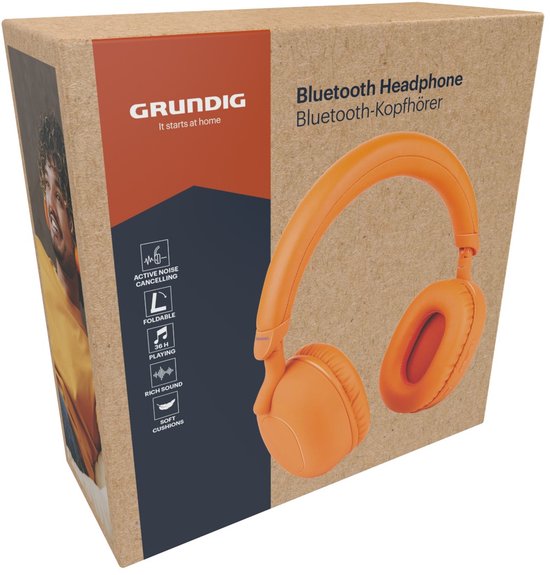 Grundig ANC Bluetooth Hoofdtelefoon - Draadloos Over-Ear - Noise Cancelling
