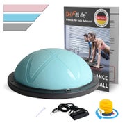 DH FitLife Yoga Balansbal met Pomp - Balanstrainer - Ã˜60 x H22 cm - Max. 200 kg