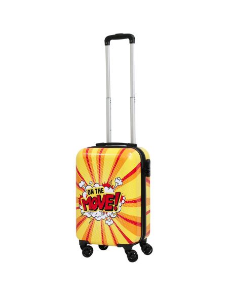 Suiteble Handbagagekoffer – Incl. Inpakriemen & Cijferslot – 28 liter – 54 x 33,5 x 21,5 cm – Geel