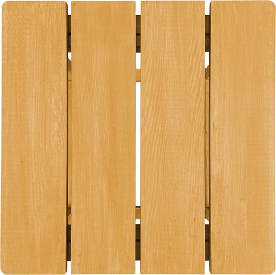 AXI Tess Bijzettafel Bruin – Houten tuintafeltje – Vierkant – 40,5 x 40,5 x 46 cm – FSC 100% Hemlock hout – Voor tuin, terras en balkon