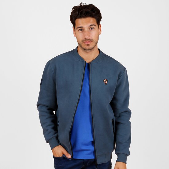 Heren Vest Landgraaf DLX - Denimblauw Marine - Maat S