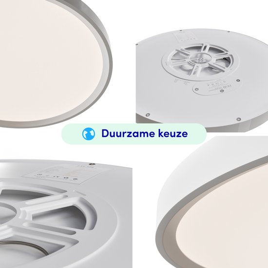 Nolt Plafondlamp Dimbaar - Badkamerverlichting - 24W - ⌀ 30cm - Wit