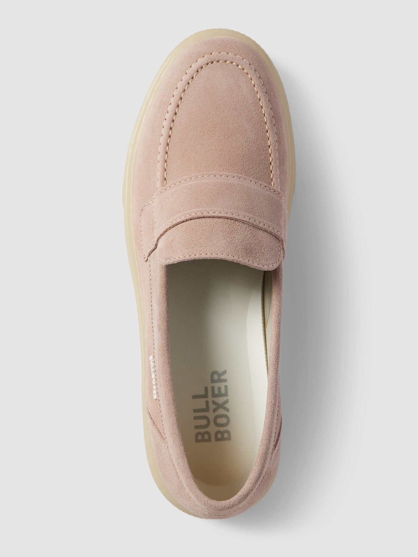 Bullboxer - Dames Loafers - Slip On - Uitneembare Zool - Lichtroze - Maat 41