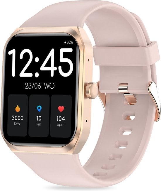 FITAGE Smartwatch voor dames - Activity Tracker - waterdicht - Roze