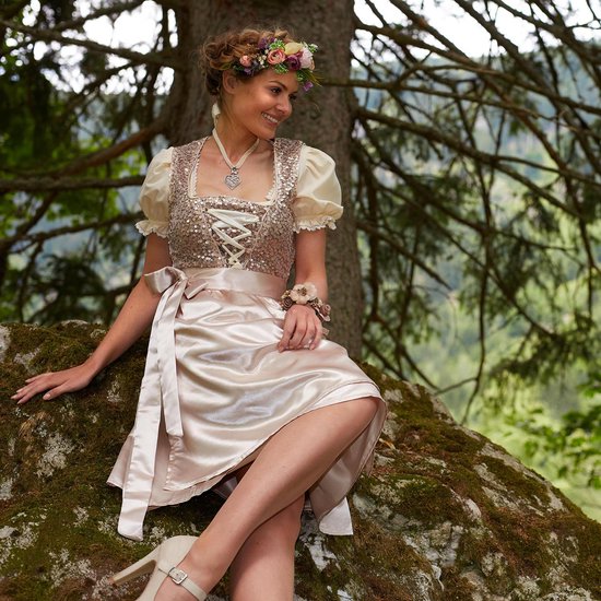 Dressforfun Mini-Dirndl Burgau model 2 XXL - verkleedkleding kostuum halloween verkleden feestkleding carnavalskleding carnaval feestkledij partykleding - 304684