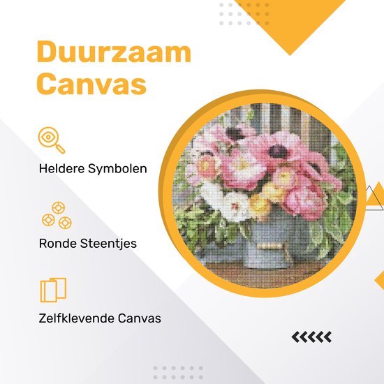 Rubye® -Diamond Painting Set 40x30 cm – Kitten & Puppy – Compleet Pakket – DIY Hobby