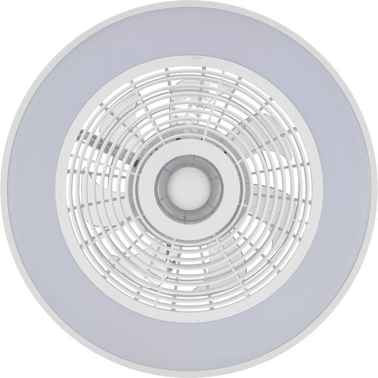 Brilliant Catania - Plafondventilator - LED 40W - CCT - 2700K-6500K - Dimbaar - ICRGB - Nachtlicht - Timer - Afstandsbieding - Wit