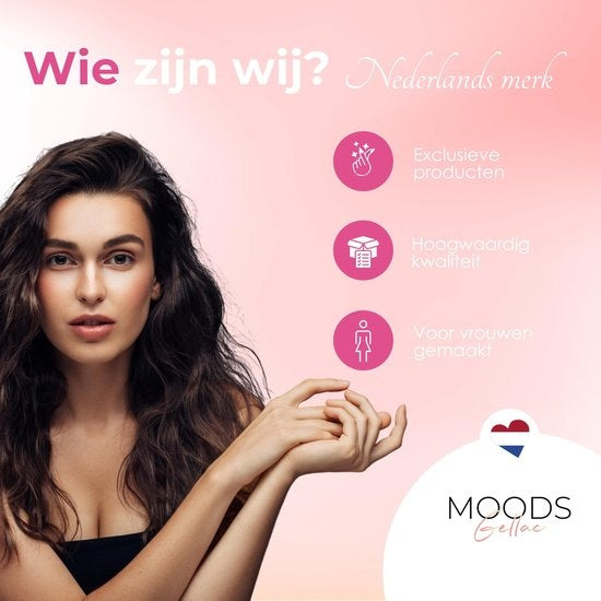 Moods Gellac BIAB Starter Pakket – Nude Pink - Builder in a Bottle – BIAB Nagellak – Inclusief UV/LED Lamp, Bokkepoot, Nagelvijl, Primer, Base en Top Coat
