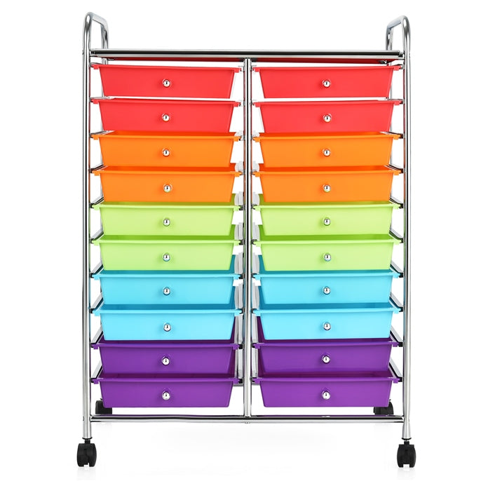 Coast Organizer - 20 Lades - 4 zwenkwielen - 88 x 64 x 39cm