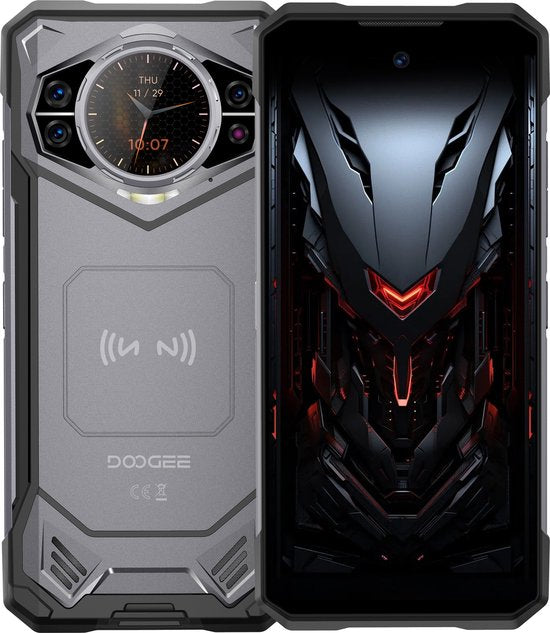 Doogee S200 NL – 6.72inch – Robuuste Smartphone – 12GB+20GB RAM – 256GB ROM – 10100mAh – Android 14.0 – Grijs