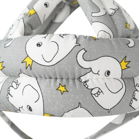 Baby Hoofdbeschermer - Veiligheidshelm met Hoofdkussen - Voor Peuters en Baby's bij Leren Lopen - Zacht, Lichtgewicht en Verstelbaar - Olifant