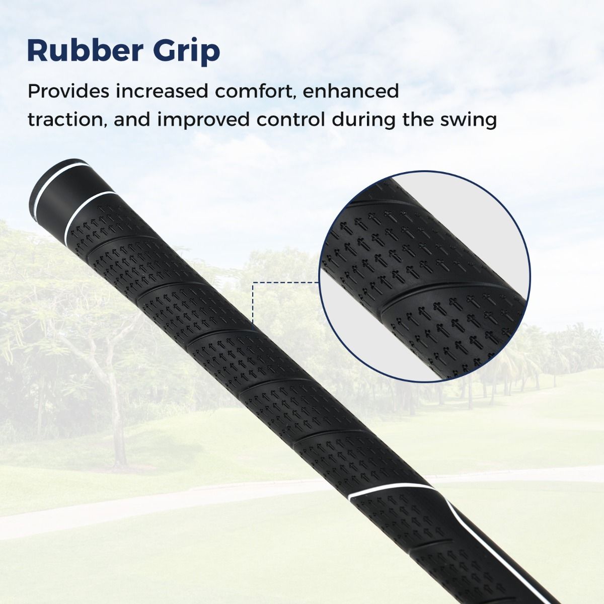 Coast Golfdriver voor Heren - 460 cc clubhoofd - Grafiet shaft - Zwart en Zilver