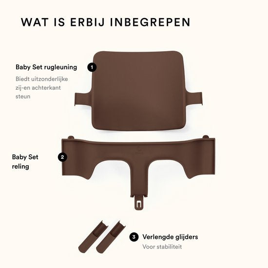 Stokke® Tripp Trapp® Babyset² - Warm Bruin