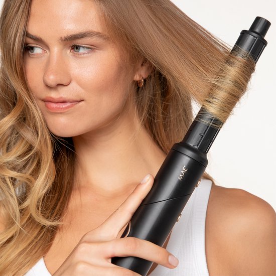 MAE® Airstyler PRO II + Diffuser - krultang 6 in 1 Multistyler Föhn - Haarstyler - Krulborstel en Stijlborstel
