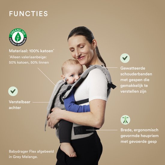 Stokke Limas Carrier Flex, Leopard Lilac - 2023-versie (OCS) - Babydrager met gesp - Drie draagopties - Veilig voor baby's van 1 maand/ 4 kg tot 20 kg