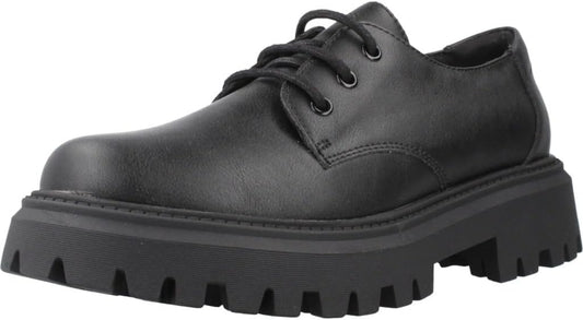 Geox J Maquinnens Girl Uniform Jurk Schoenen Zwart - Maat 41 EU - Ademende Derby Instapschoenen