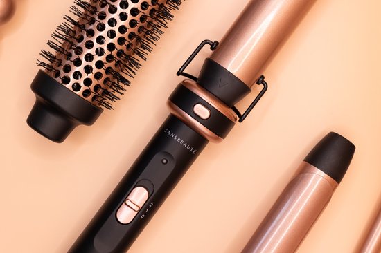 Sansbeauté® 5-in-1 Thermal Brush – Warmteborstel 38mm – Krul- & Föhnborstel – Multistyler voor Volume