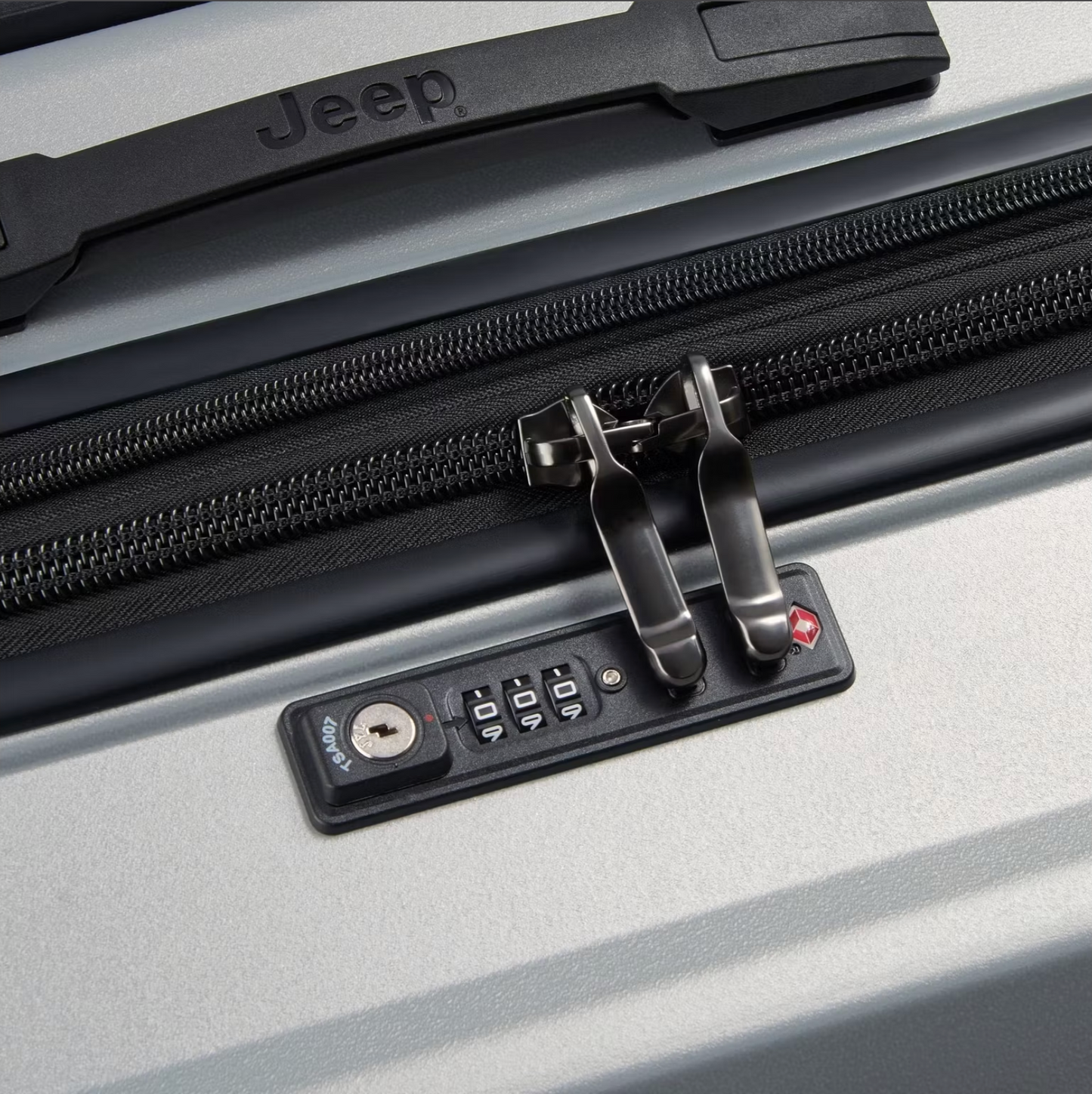 Jeep Uitbreidbare Trolley XL 122L - Silver - 81 x 53 x 33-36 cm - TSA Slot