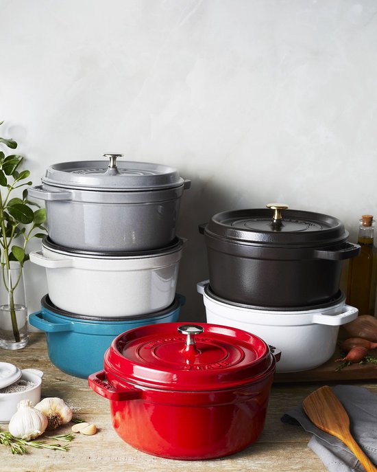 Staub Braadpan - Rond - 24 cm - Grenadine