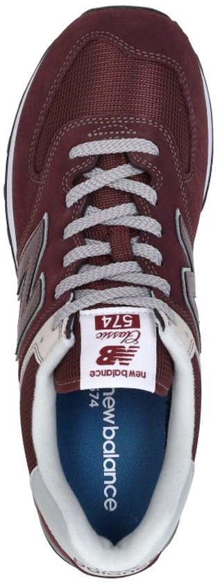New Balance ML574 Heren Sneakers - Burgundy